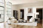 Elle Fabric Swivel Chair