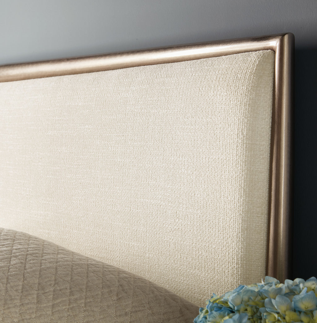 Westwood King Upholstered Metal Bed