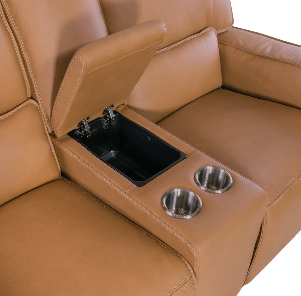 Miles Zero Gravity Console Loveseat with Power Recline & Power Headrest