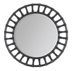 Retreat Pole Rattan Accent Mirror