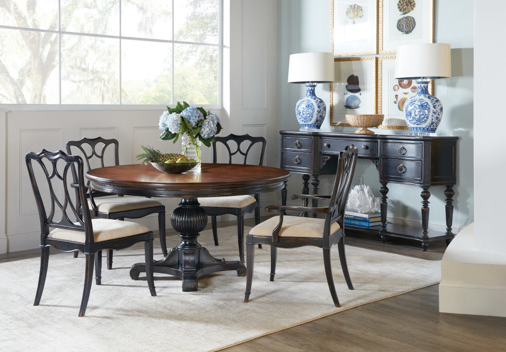 Charleston Upholstered Seat Side Chair