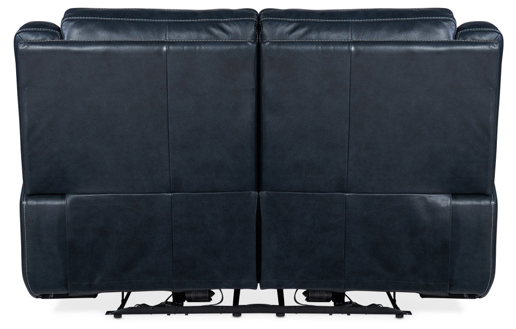 Montel Lay Flat Power Loveseat with Power Headrest & Lumbar