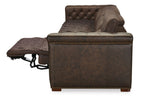 Savion Deux 3 Seat Sofa with Two Power Recliners and Three Power Headrests