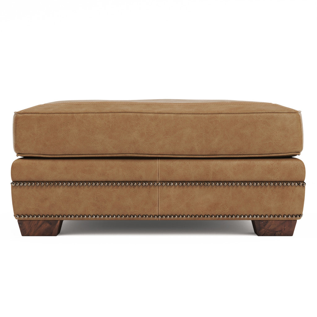 Grandview Leather Ottoman