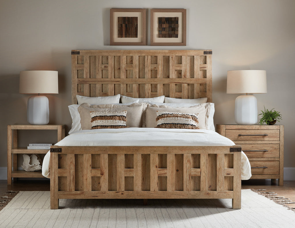 Vineyard Row King Panel Bed