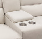 Miles Zero Gravity Console Loveseat with Power Recline & Power Headrest