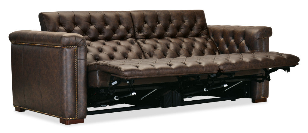 Savion Deux Sofa with Power Recliners and Power Headrests