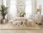 Serenity Topsail Rectangle Dining Table with 2-18in Leaves