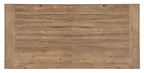 Vineyard Row Rectangle Dining Table with Two 20-inch Leaves