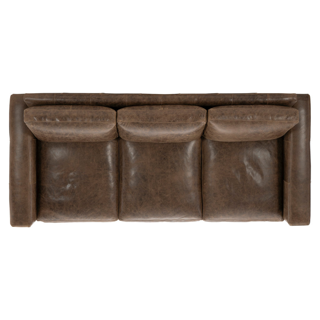 Dawkins Leather Sofa