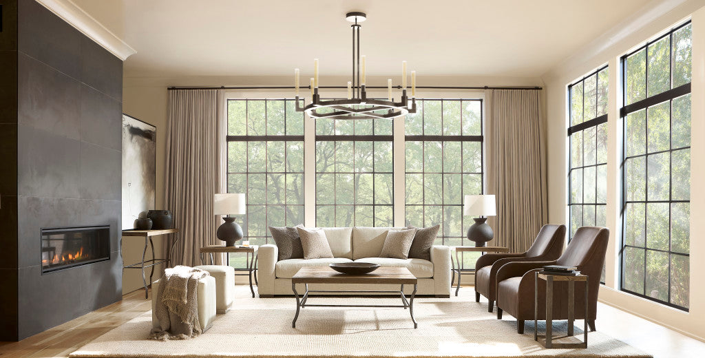 Aspen Leather Ottoman