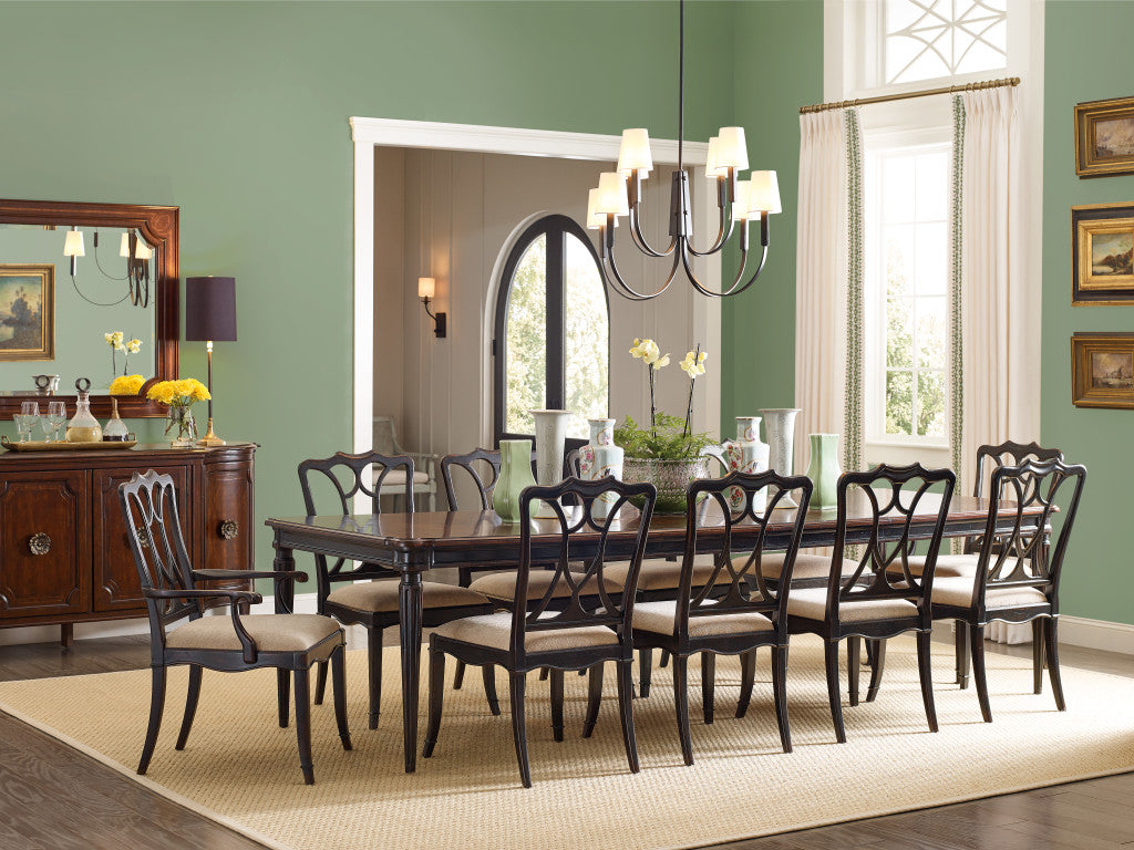 Charleston Upholstered Seat Arm Chair