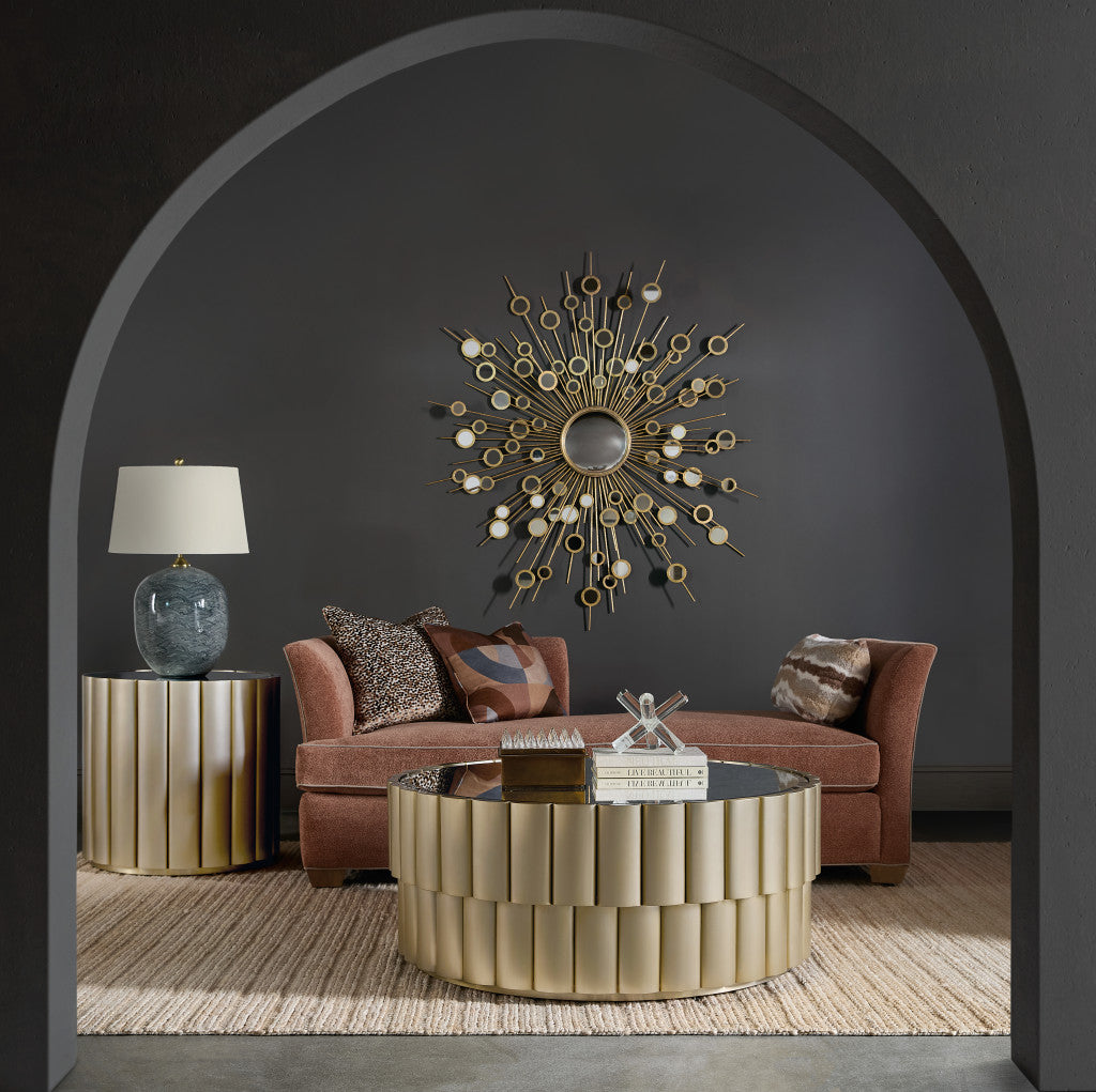 Melange Time Flies End Table