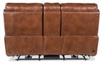 Crosby Zero Gravity Power Console Loveseat with Power Headrest and Lumbar