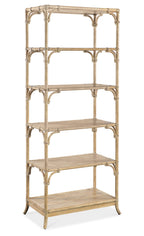 Retreat Pole Rattan Bookcase