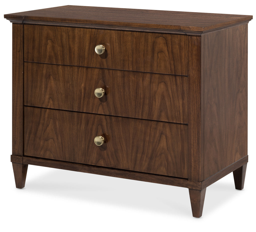 Archives Three-Drawer Nightstand