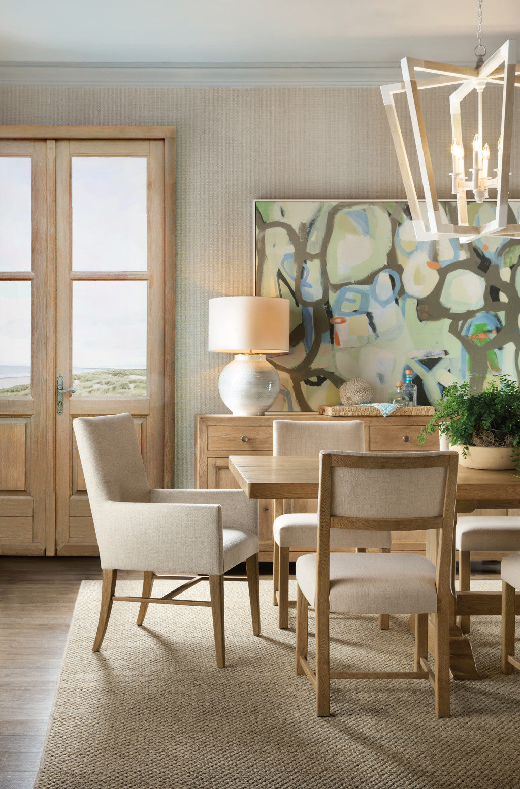 Driftwood Upholstered Arm Chair