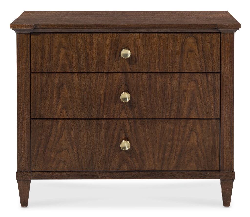 Archives Three-Drawer Nightstand