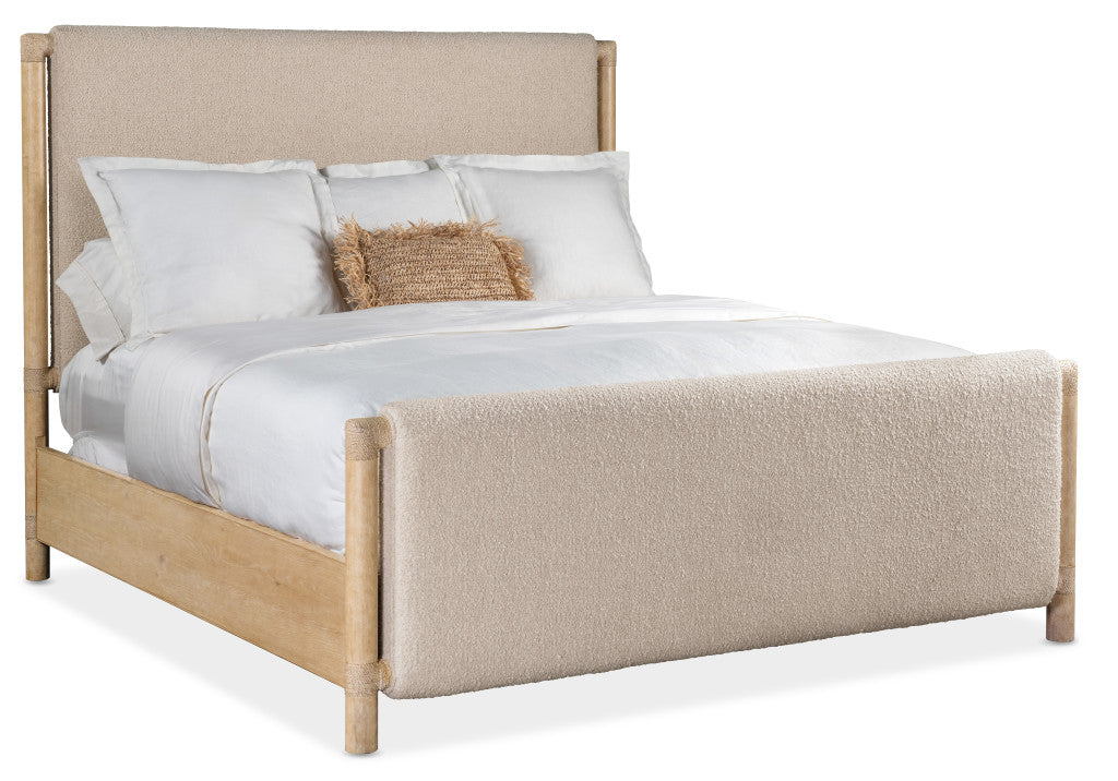 Retreat King Upholstered Panel Bed