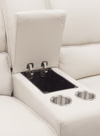 Miles Zero Gravity Console Loveseat with Power Recline & Power Headrest
