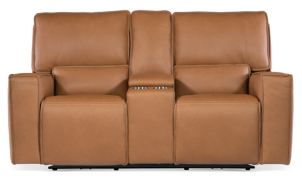 Miles Zero Gravity Console Loveseat with Power Recline & Power Headrest