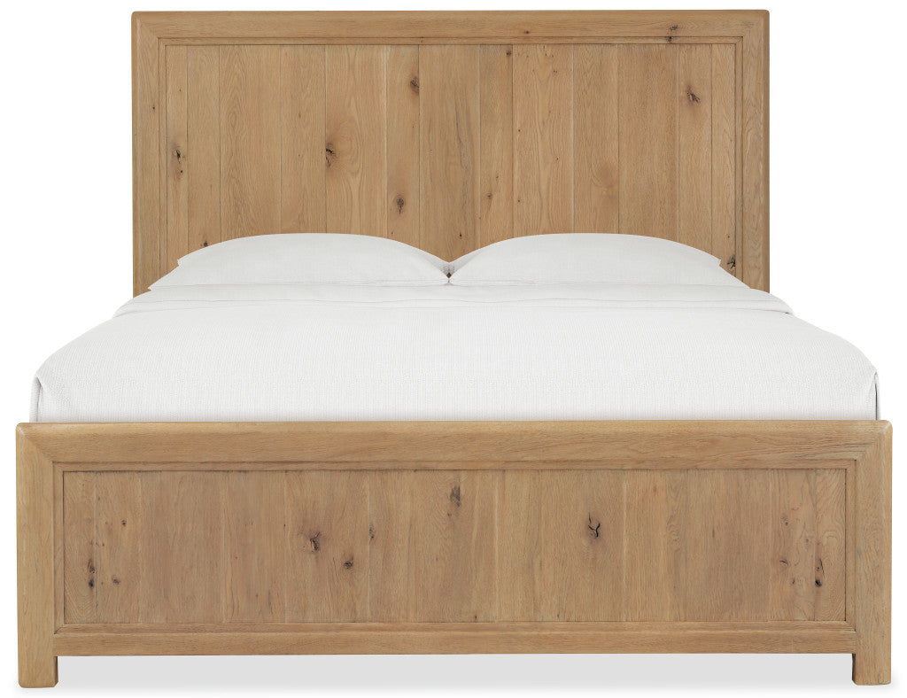 Driftwood California King Panel Bed