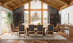 Big Sky Trestle Dining Table with 2-20in Leaves