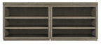Linville Falls 72" Credenza with Two Open Desk Cabinets