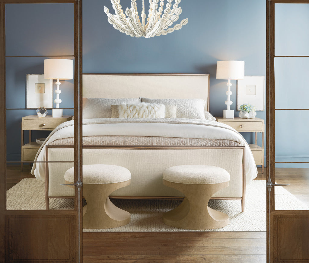 Westwood California King Upholstered Metal Bed
